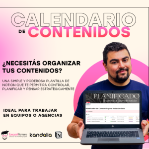 Calendario de Contenidos - Notion - Ezequiel Romero